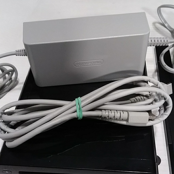 Nintendo Wii U Black Console Model WUP-101(02) With Power Cords *EUC* - Picture 9 of 12